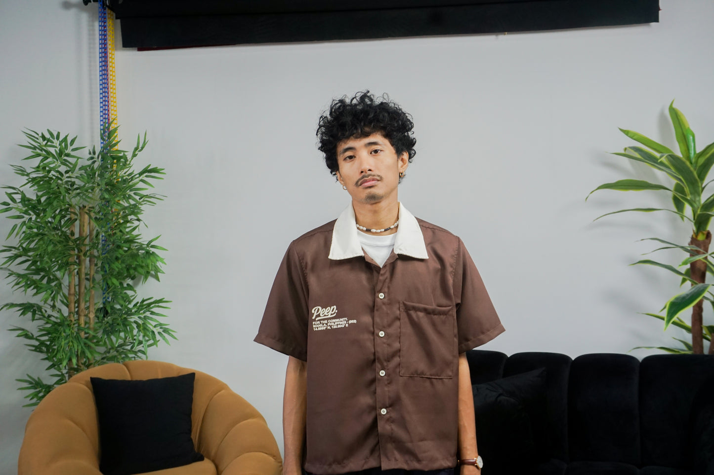 UMBER FULL BUTTON DOWN POLO - (002)