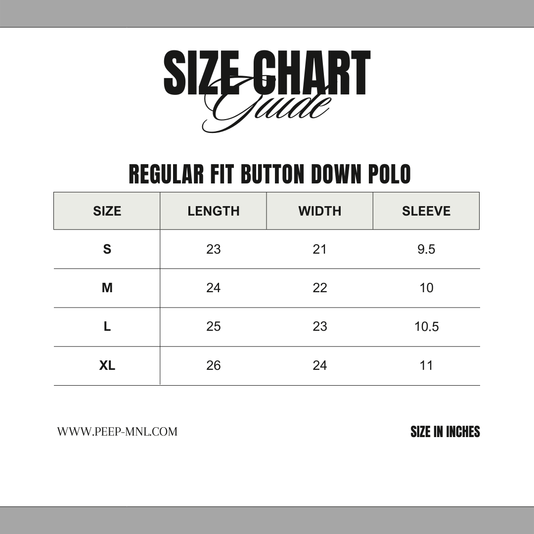 UMBER FULL BUTTON DOWN POLO - (002)