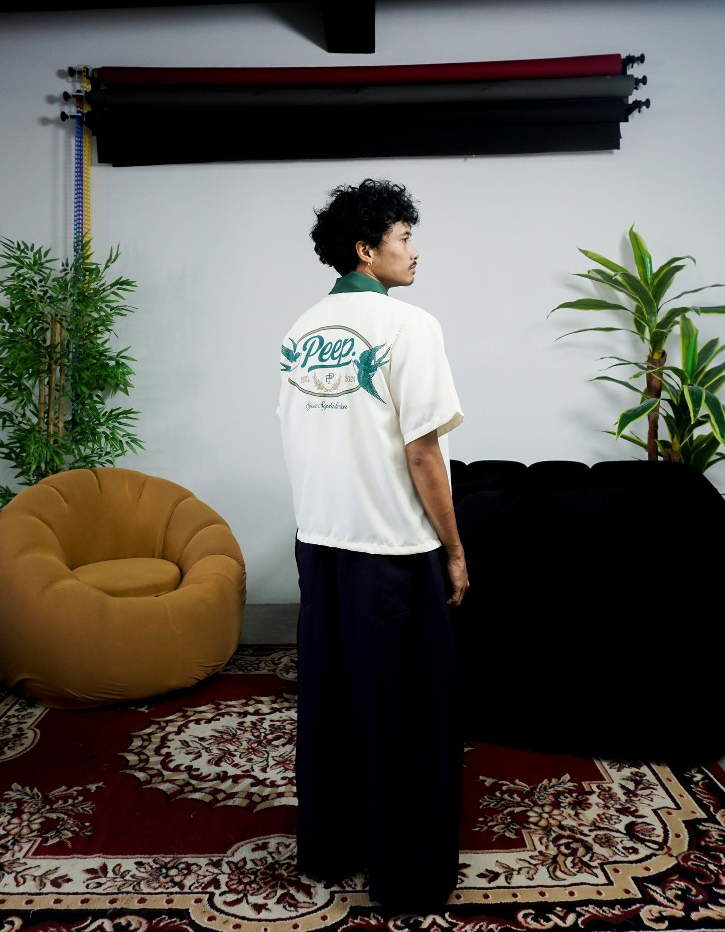 CHAMPAGNE FULL BUTTON DOWN POLO - (002)