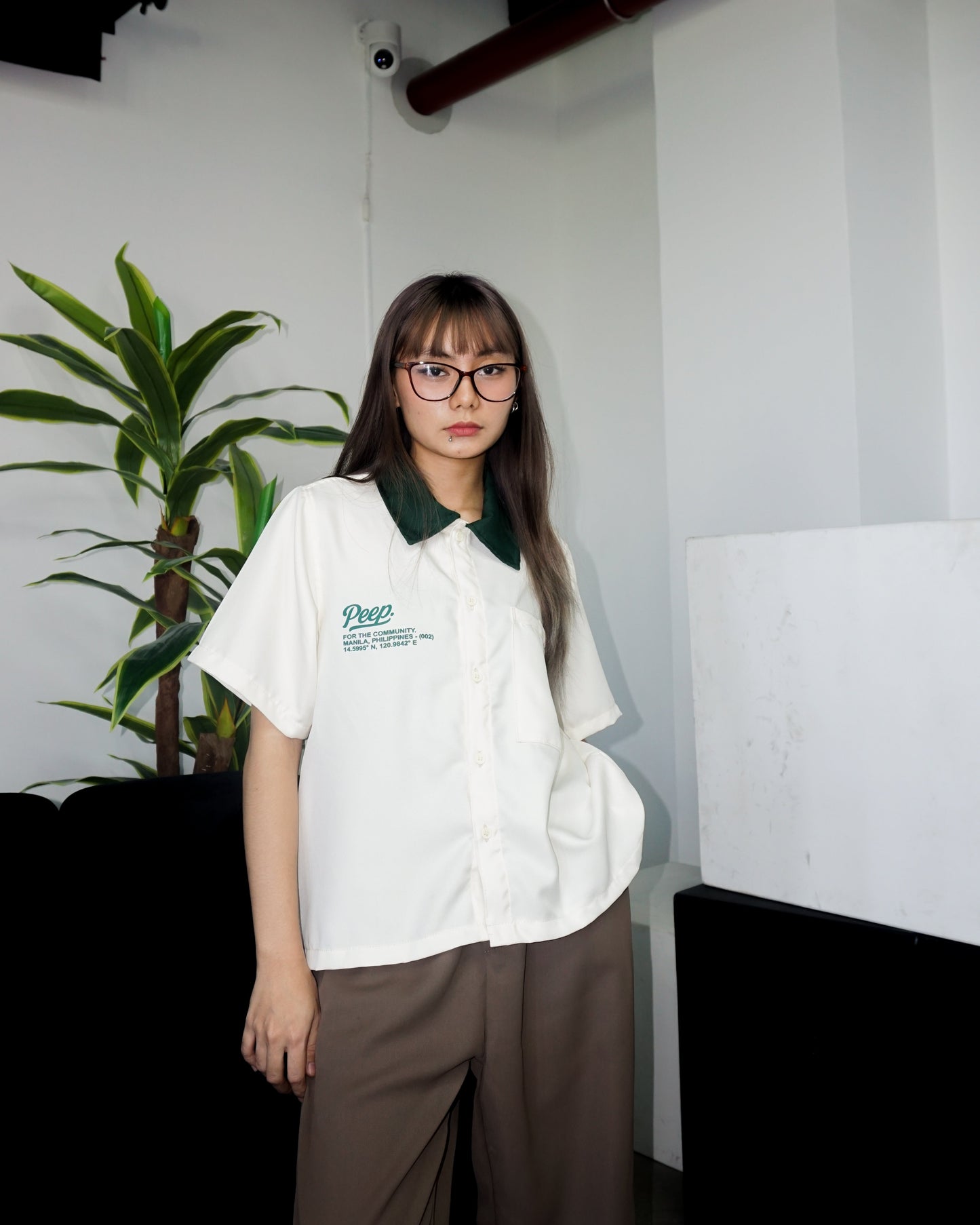 CHAMPAGNE FULL BUTTON DOWN POLO - (002)
