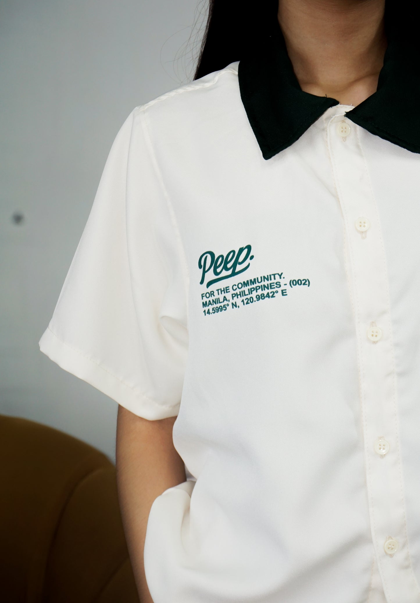 CHAMPAGNE FULL BUTTON DOWN POLO - (002)