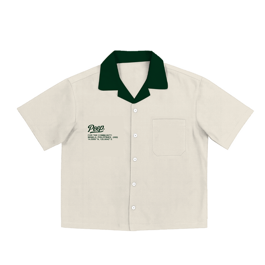 CHAMPAGNE FULL BUTTON DOWN POLO - (002)