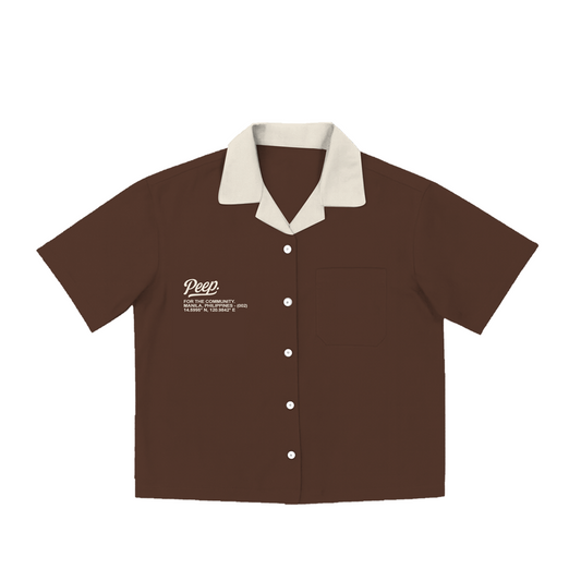 UMBER FULL BUTTON DOWN POLO - (002)